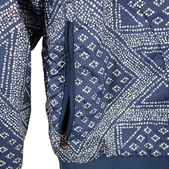 The North Face Blue & White Bandana Print Jacket‎ Size Big Girls M (10/12) - Picture 9 of 10